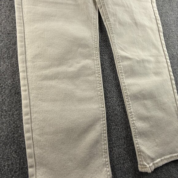 NWT Seven7 Jeans Slim Straight Ivory High Rise Denim Pants Fitted Hips Ladies - Picture 5 of 16